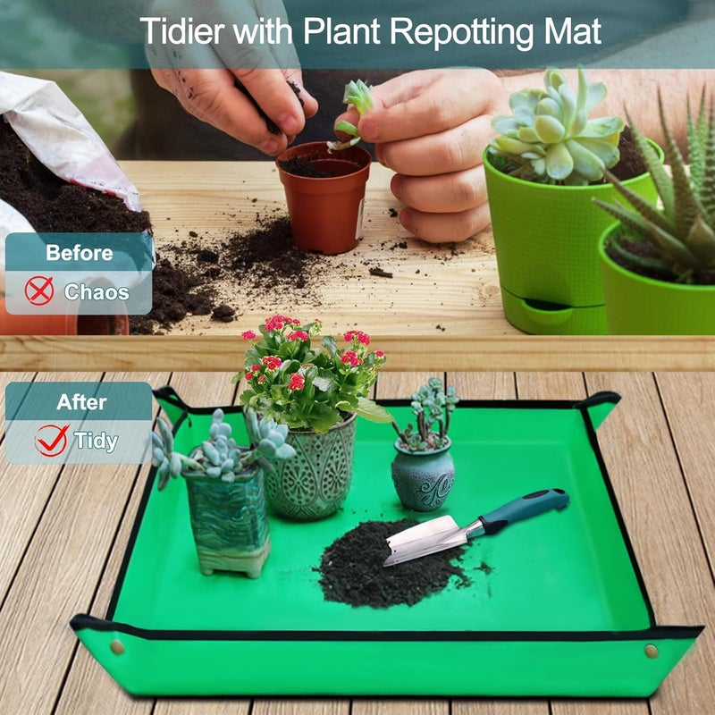 Kynup Garden Tools, 7 Piece Gardening Gift for Women&Men, Gardening Hand Tools Set, Ideal Gardening Supplies, Essentials, Garden Stuff, Rust-Proof, Stainless Steel, Aluminum Alloy Material - Image 5